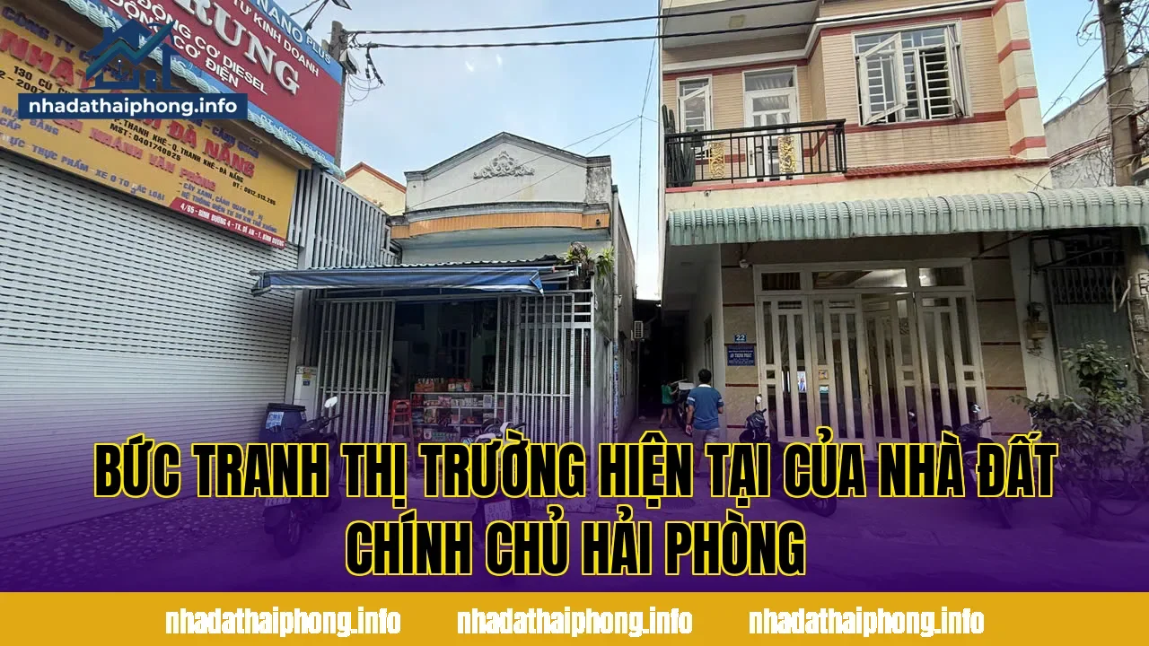 Bức tranh thị trường hiện tại của nhà đất chính chủ Hải Phòng