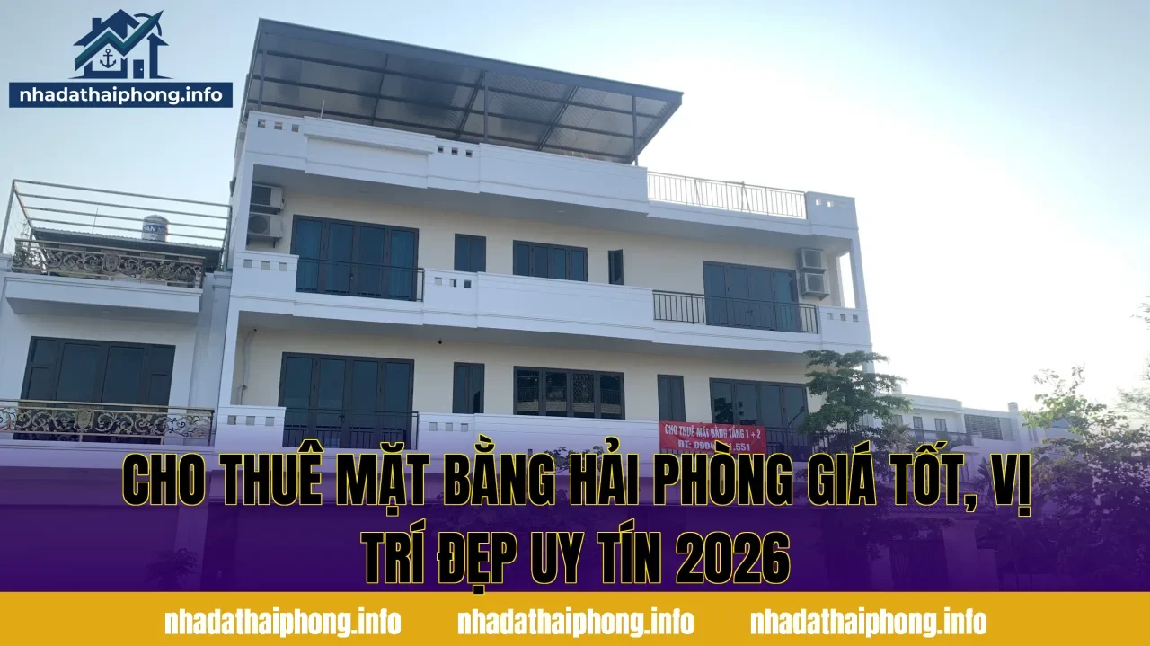 Cho Thuê Mặt Bằng Hải Phòng Giá Tốt, Vị Trí Đẹp Uy Tín 2026
