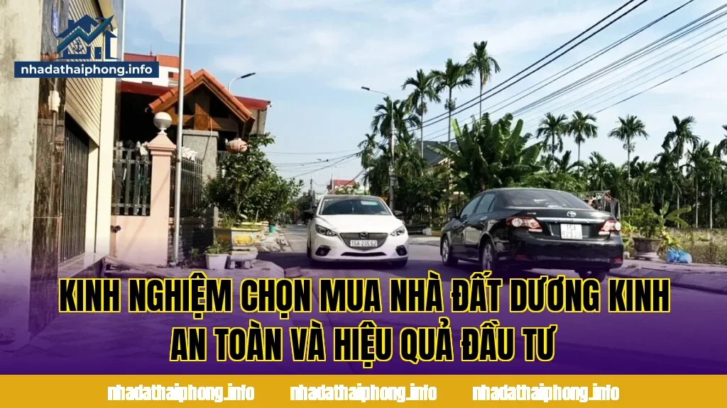 Kinh nghiệm chọn mua nhà đất Dương Kinh an toàn và hiệu quả đầu tư
