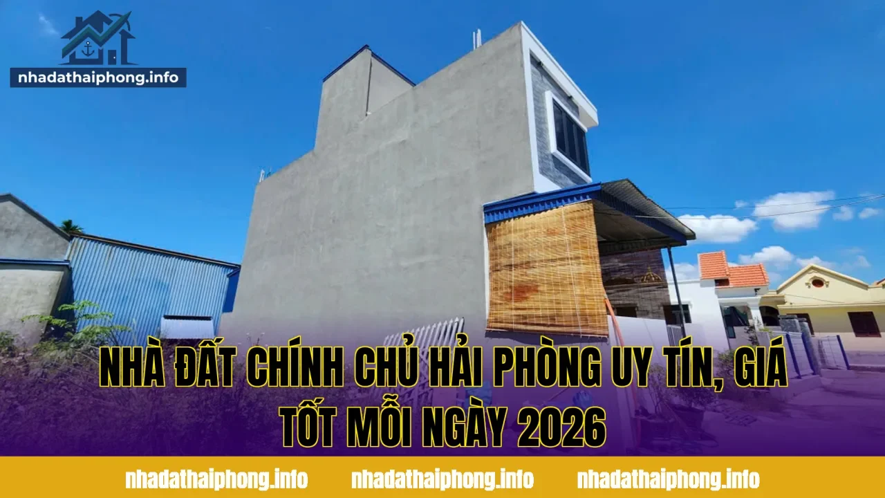Nhà Đất Chính Chủ Hải Phòng Uy Tín, Giá Tốt Mỗi Ngày 2026