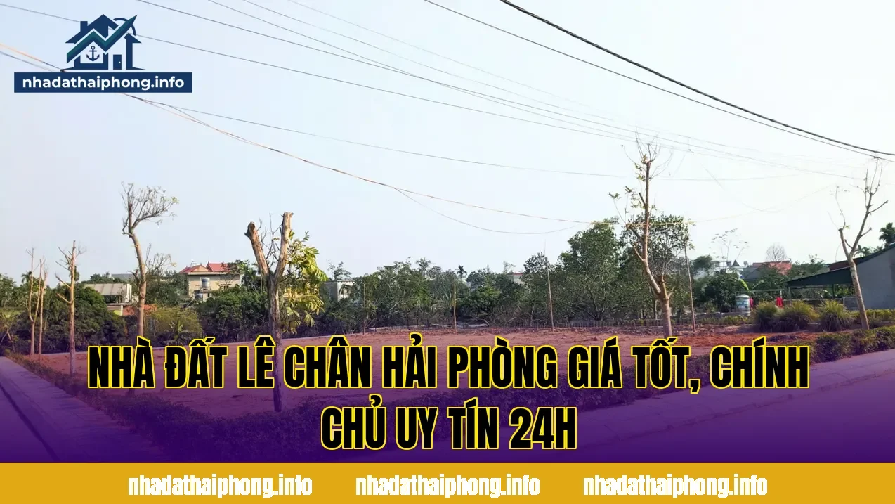 Nhà Đất Lê Chân Hải Phòng Giá Tốt, Chính Chủ Uy Tín 24h