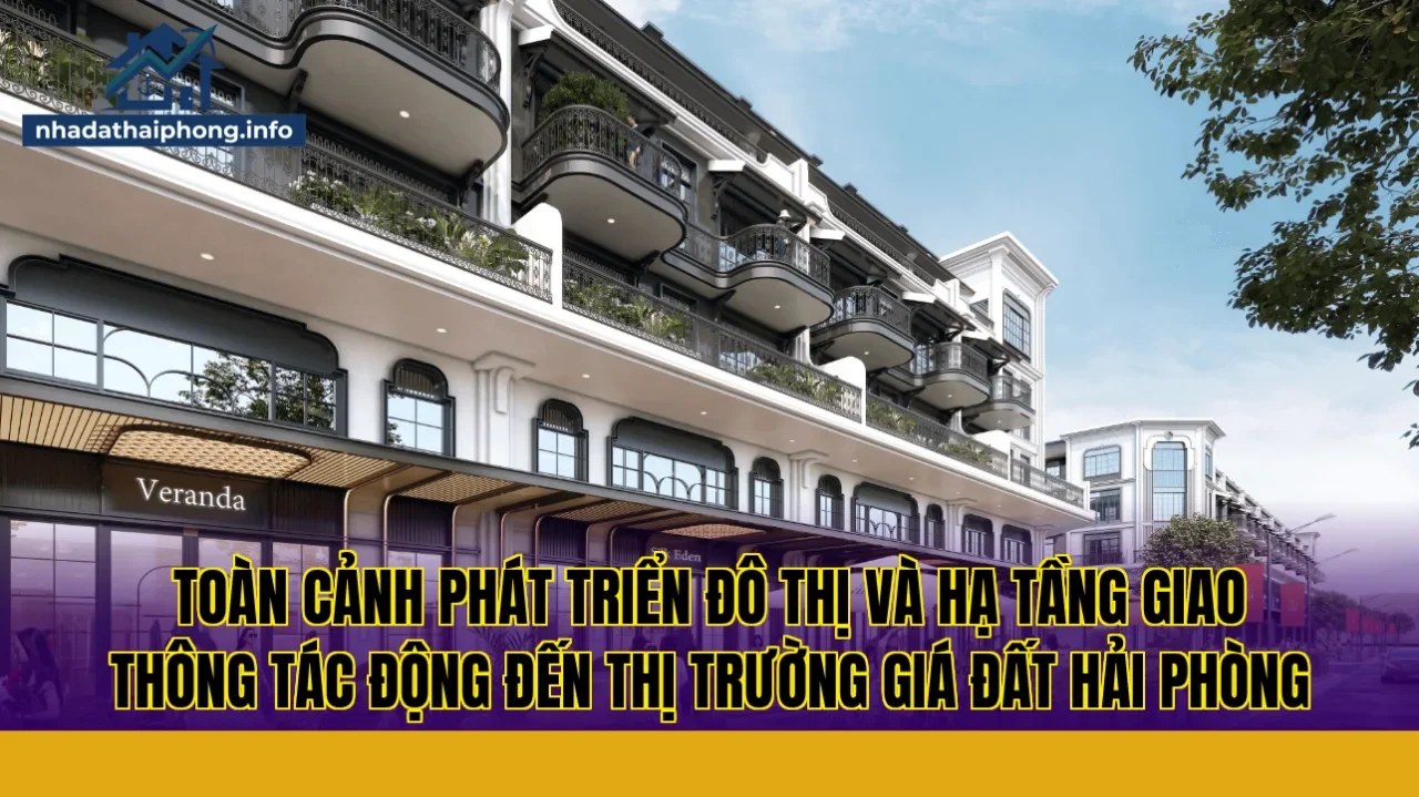Toàn cảnh phát triển đô thị và hạ tầng giao thông tác động đến thị trường giá đất Hải Phòng